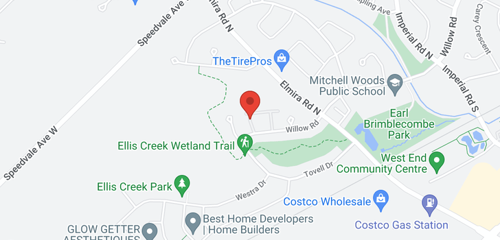 map of 5 -  539 Willow Road